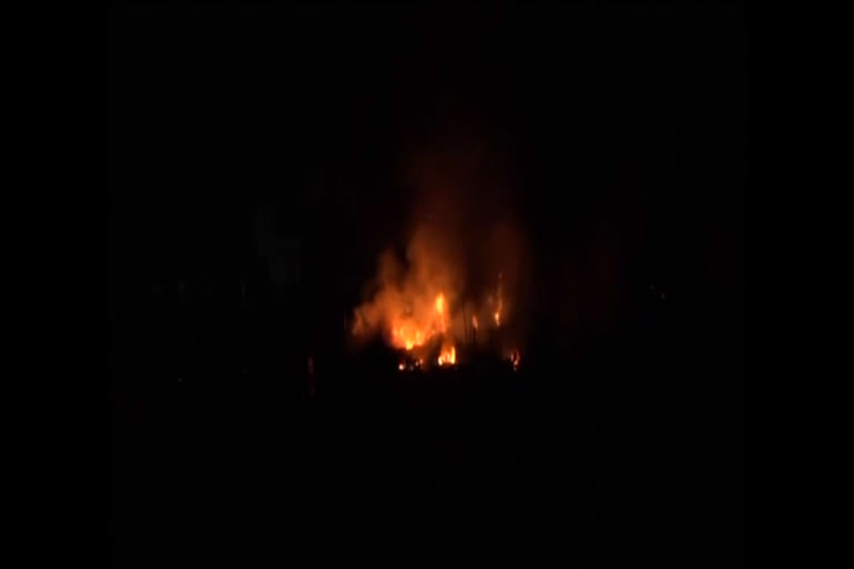 Fire breaks out at showroom in J-K's Udhampur