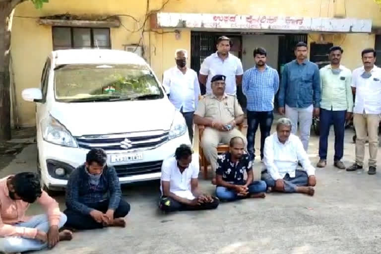 The arrest of the accused within 24 hours of the kidnapping of a person in Kalaburagi