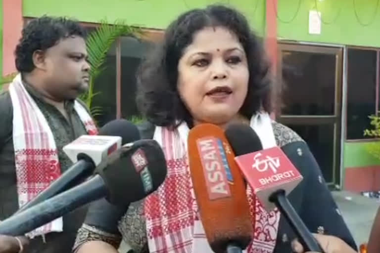 sikha sarma reaction against bjp guwahati assam etv bharat news