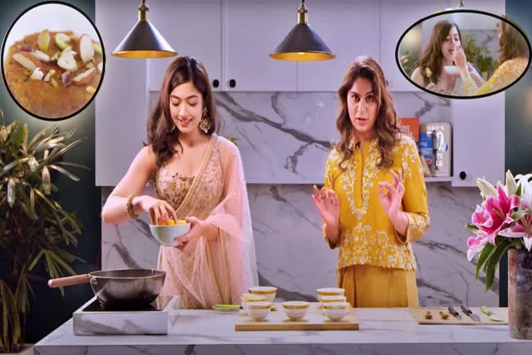 rashmika make halwa with upasana kamineni