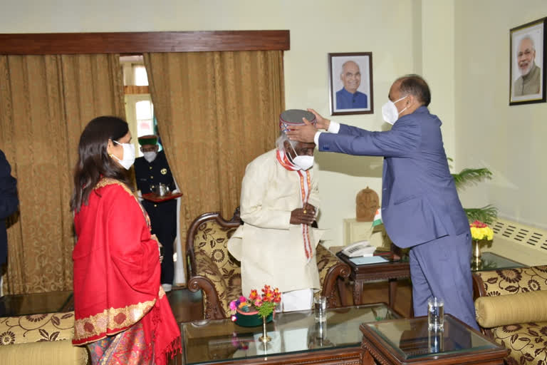 CM Jairam met the Governor at Raj Bhavan Shimla