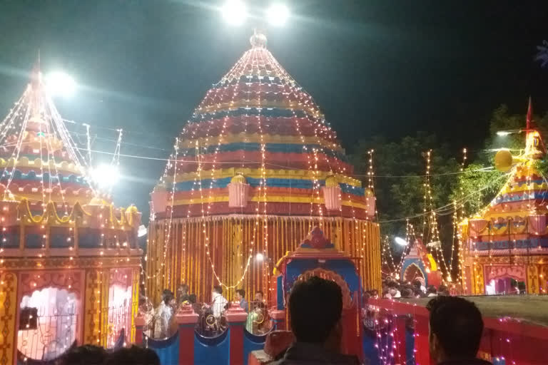 Special worship on the night of Diwali at Rajappa temple of Ramgarh