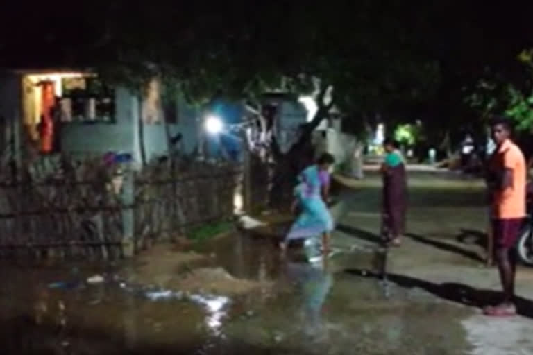 Sea water into Gangapatnam village