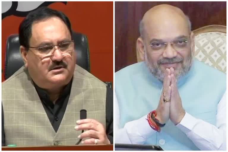 Shah Nadda to attend oath taking ceremony of Nitish Kumar Etv bharat news