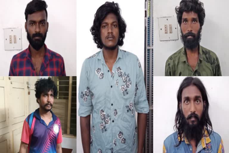 24 மணி நேரத்திற்குள் ஐந்து பேர் கைது