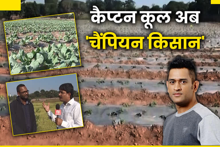 Mahendra Singh Dhoni is promoting organic farming