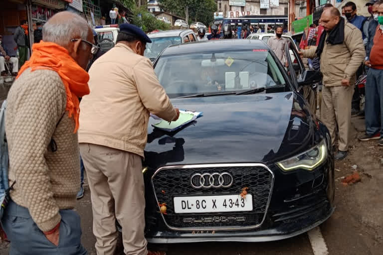 Accident case with SI Surendra Kumar in sarkaghat