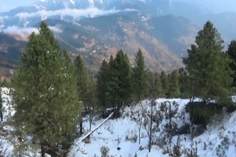 Upper reaches of Jammu witness season's first snowfall