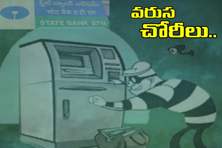 two atms theft in hyderabad in san of two months