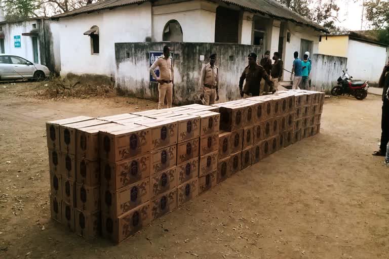 liquor seized in koriya