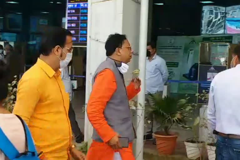 Sanjay Jaiswal and Nityanand Rai leave for Delhi