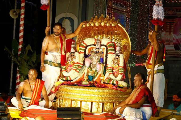 peddasesha vahana seva