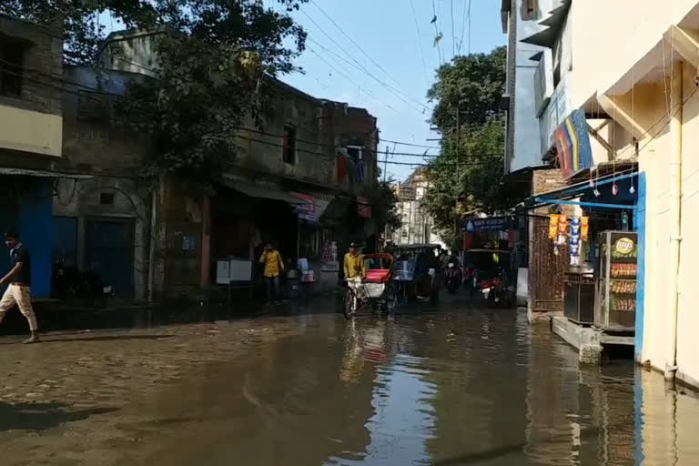 water logging in moradabad