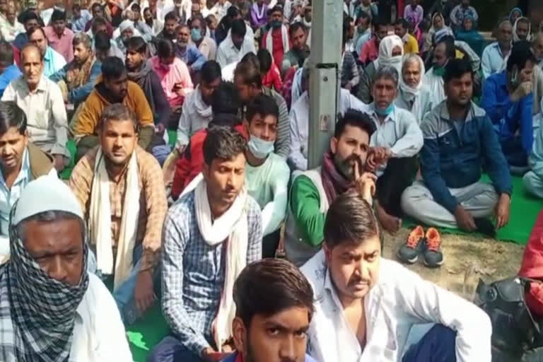 Traders protest in panipat after vegetable market shifted