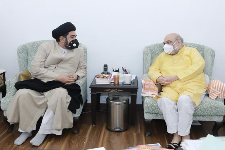 maulana kalbe jawad met home minister