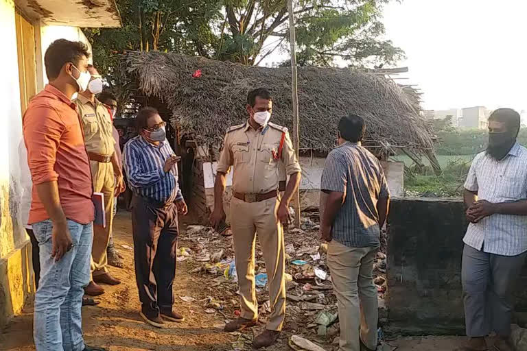 Officers' raids on slaughterhouses at narsannapeta