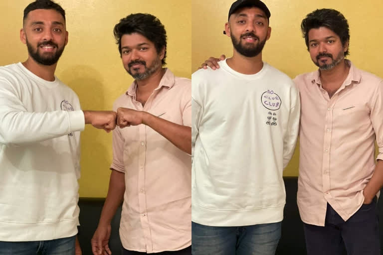 Varun Chakravarthy enjoys a fanboy moment with Thalapathy Vijay  Varun Chakravarthy enjoys a fanboy moment  Varun Chakravarthy  Varun Chakravarthy Vijay  ക്രിക്കറ്റര്‍ വരുണ്‍ ചക്രവര്‍ത്തി  വരുണ്‍ ചക്രവര്‍ത്തി വിജയ്  വിജയ് മാസ്റ്റര്‍  ലോകേഷ് കനകരാജ് വരുണ്‍ ചക്രവര്‍ത്തി