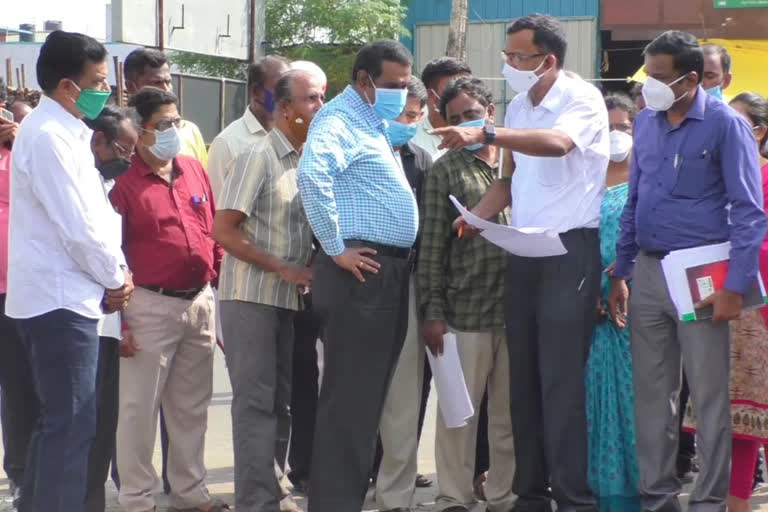 Thiruvallur collector inspect lakes