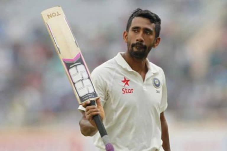 Wriddhiman Saha  Indian cricket team  Australia  BCCI  saha start training news  bcci on saha news  indian tour on ausis news  സാഹ പരിശീലനം ആരംഭിച്ചു വാര്‍ത്ത  സാഹയെ കുറിച്ച് ബിസിസിഐ വാര്‍ത്ത  ഇന്ത്യയുടെ ഓസ്‌ട്രേലിയന്‍ പര്യടനം വാര്‍ത്ത