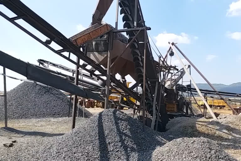 Illegal crusher operations even after the lease ends