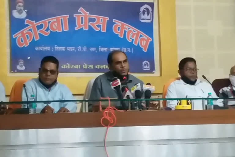 press conference of satnami society