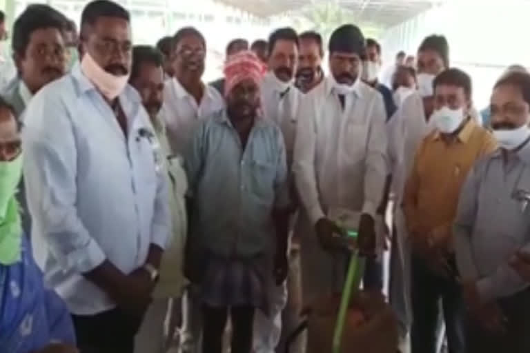 corn purchase center in narsampet