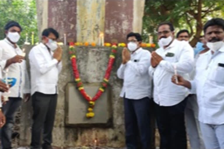 mla simhadri ramesh condolence to divi seema deceased