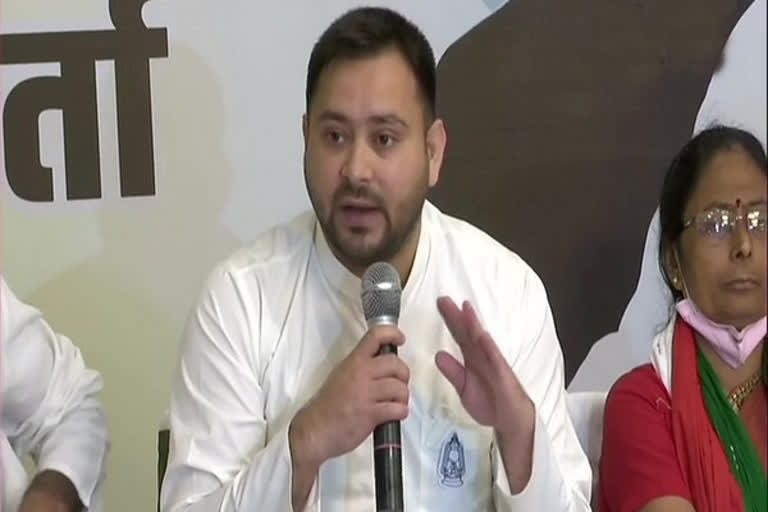 tejashwi yadav slams nitish kumar on education minister's resignation