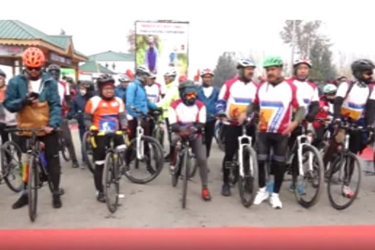 infinity ride 2020 bsf is organizing a para cycling race from srinagar