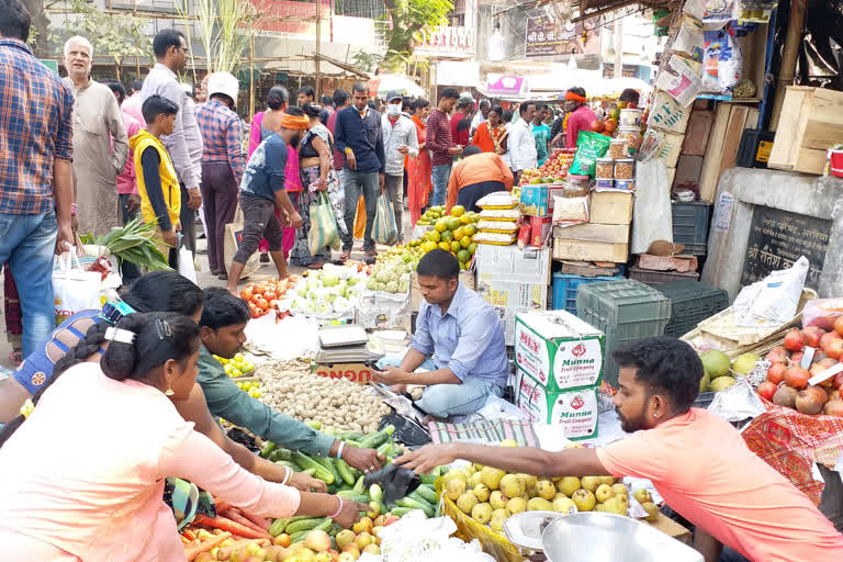 araria: women's shopping for chhath puja