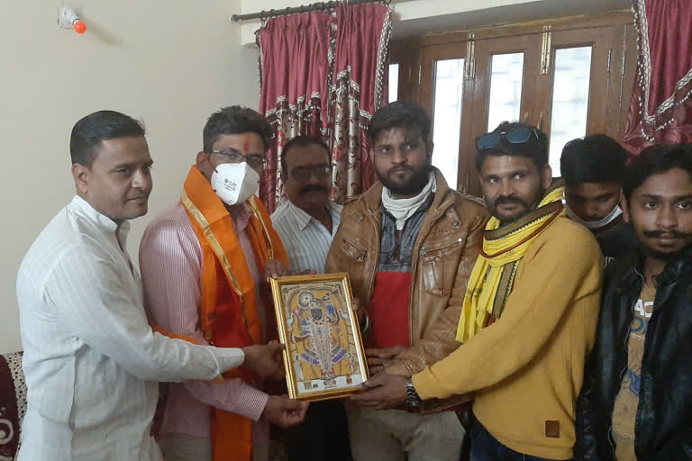 Nathdwara news, BJYM State President visit in Nathdwara