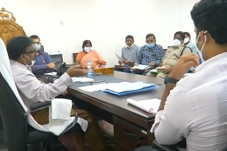 prakasam collector review meet