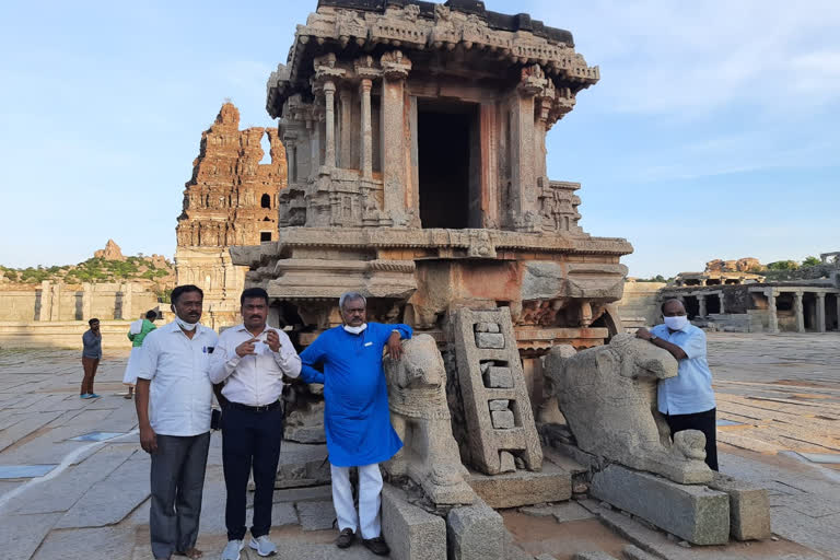 Minister Somasekhar visit hampi News