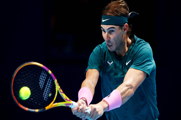 RAFAEL NADAL BATTLES PAST STEFANOS TSITSIPAS FOR SEMI FINAL SPOT AT ATP FINALS