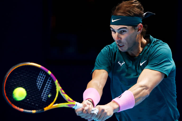 Nadal beats champion Tsitsipas for semi-final spot at ATP Finals