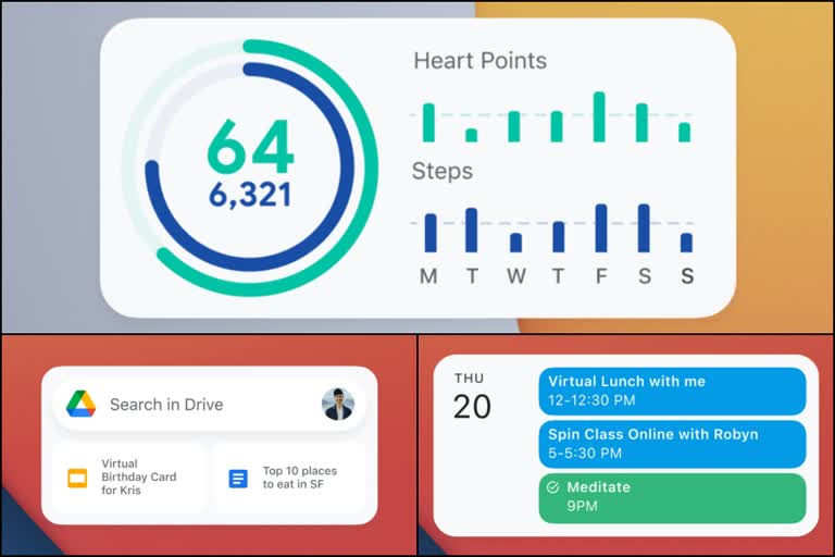 google widgets for iphones  chrome widget for iphone  Gmail widget feature  google fit widget feature  google drive widget feature  ഐ ഫോണിനായി ഗൂഗിൾ വിജെറ്റുകൾ  ജി-മെയിൽ വിജെറ്റ്  ഗൂഗിൾ ഡ്രൈവ് വിജെറ്റ്  ക്രോം സെർച്ച് എൻഞ്ചിൻ വിജെറ്റ്