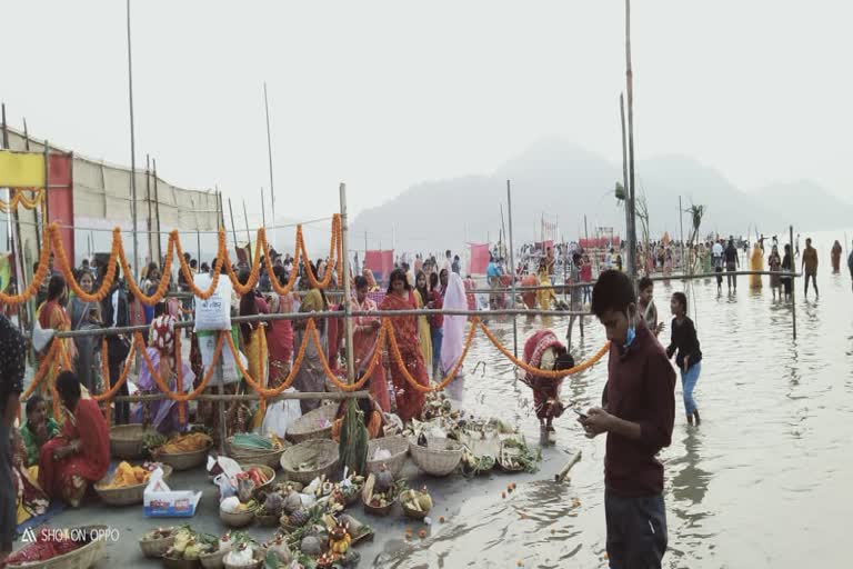 CHHATH PUJA PREPARATION IN GUWAHATI