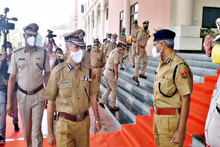 rajasthan police  dgp vc in jaipur  corona guidline  डीजीपी एमएल लाठर  DGP ML Leather  jaipur latest news  जयपुर की ताजा खबर  राजस्थान लेटेस्ट न्यूज