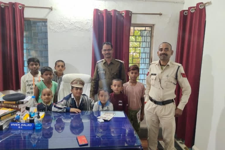 Janakpur police took children to police station