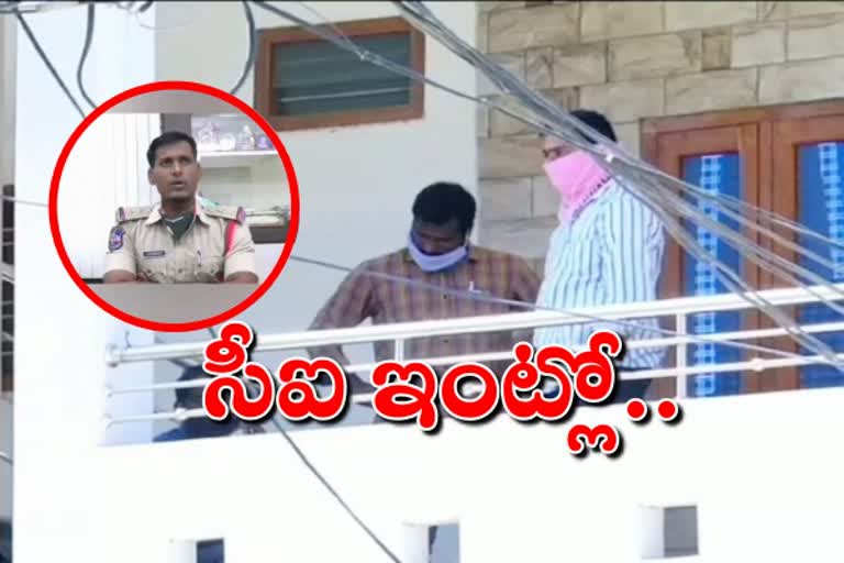 acb rides on kamareddy ci jagadeesh house