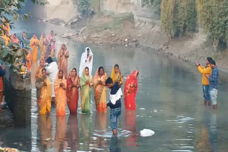 Chhath celebration in tohana