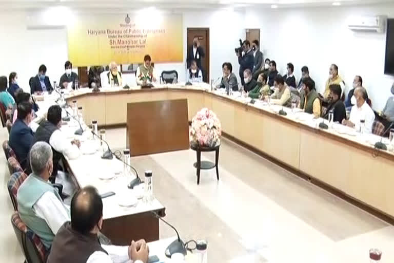 chief minister manohar lal discussed with 19 chairman of government departments