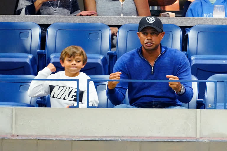 Tiger woods announced a new team with his son charlie