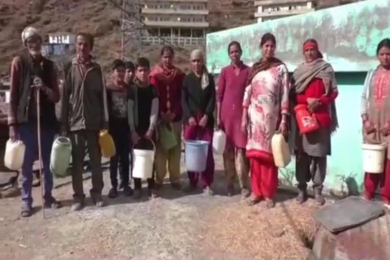 Water problem in Bairagarh village of chamba