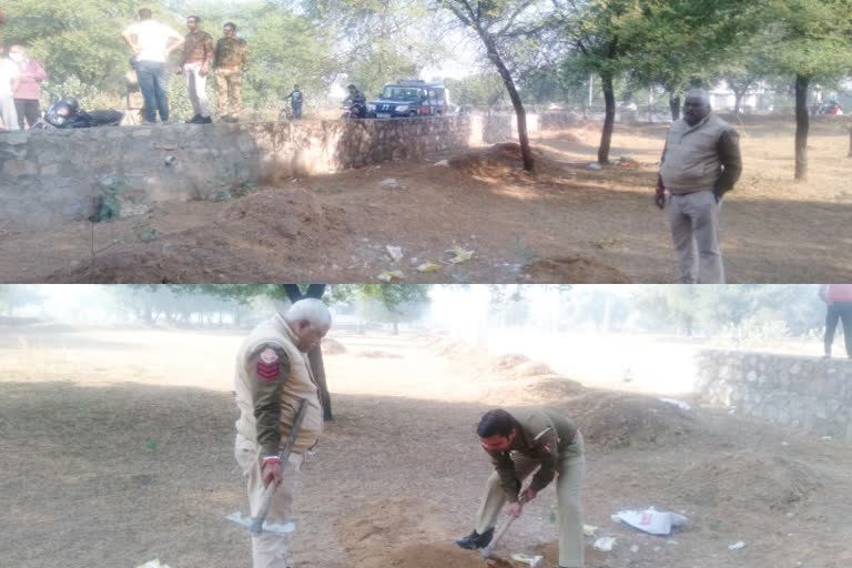 श्वान का शव, हाथोज पेट्रोल पंप, खेत में मिला शव, jaipur latest news, Kalwar news, Dead body found in farm, Hathose Petrol Pump
