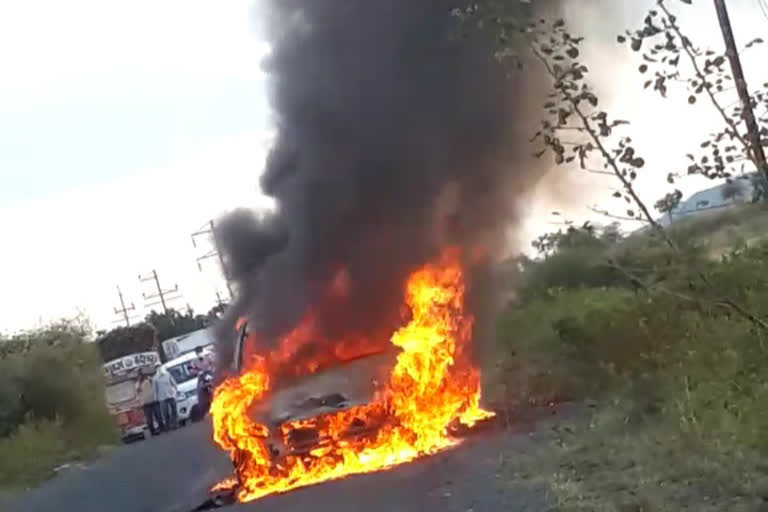 ambegao unknown car burnt