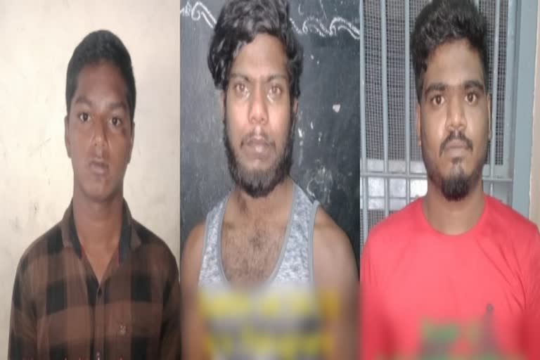 ganja seized in madurai three arrested