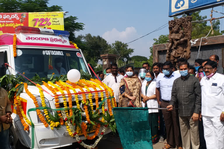 chief vip vinay bhaskar donate ambulance to hanamkonda hospital