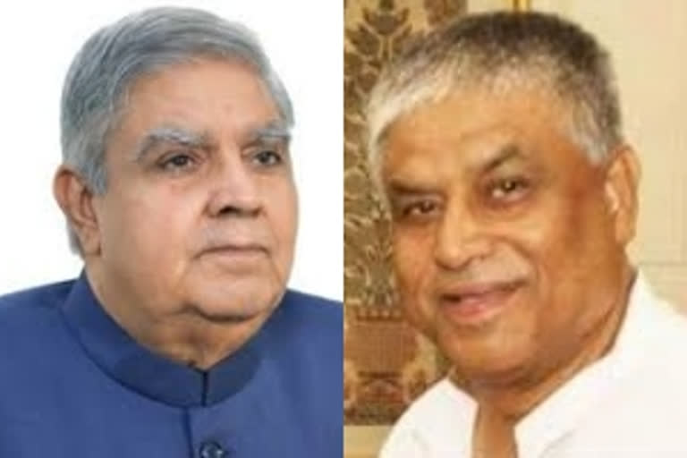 Bengal governor Jagdeep Dhankhar and Congress leader Abdul Mannan (file photo)