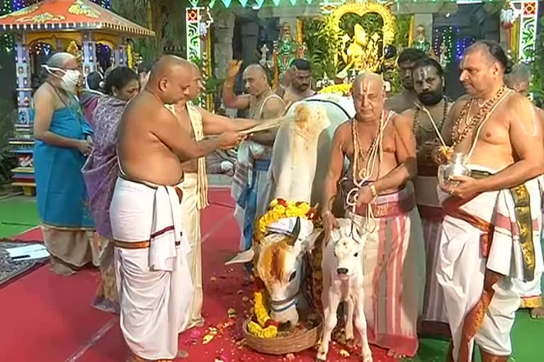 Gopuja at thirumala thirupathi